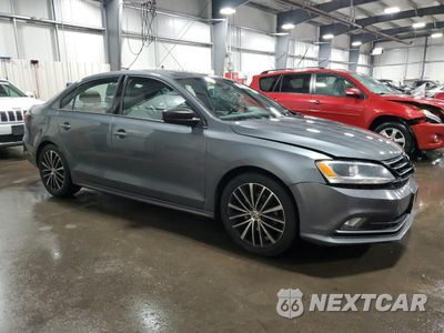 Czwarte zdjęcie samochodu z boku: 2016 VOLKSWAGEN JETTA SPORT VIN:3VWD17AJ1GM294057 - miniatura