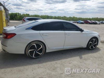 Trzecie zdjęcie samochodu z tyłu: 2021 HONDA ACCORD SPORT VIN:1HGCV1F31MA052986 - miniatura
