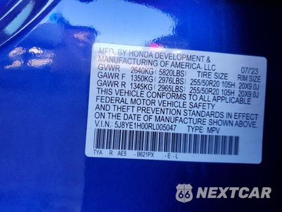 Zdjęcie 13 z 16 samochodu: 2024 ACURA MDX A-SPEC VIN:5J8YE1H00RL005047 - miniatura