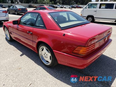 Drugie zdjęcie samochodu z przodu: 1995 MERCEDES-BENZ SL 500 VIN:WDBFA67E7SF122560 - miniatura