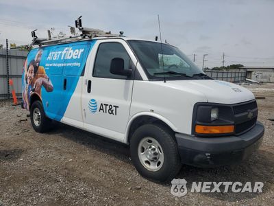 Czwarte zdjęcie samochodu z boku: 2015 CHEVROLET EXPRESS G2500 VIN:1GCWGFCF4F1172592 - miniatura