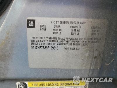 Zdjęcie 12 z 12 samochodu: 2009 CHEVROLET MALIBU 1LT VIN:1G1ZH57B39F109818 - miniatura