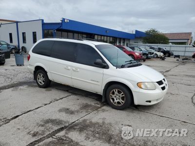 Czwarte zdjęcie samochodu z boku: 2001 DODGE GRAND CARAVAN EX VIN:2B8GP74L41R307617 - miniatura