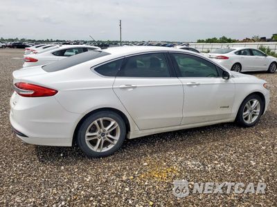 Trzecie zdjęcie samochodu z tyłu: 2018 FORD FUSION SE HYBRID VIN:3FA6P0LU8JR129809 - miniatura