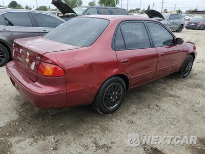 Trzecie zdjęcie samochodu z tyłu: 2000 TOYOTA COROLLA VE VIN:1NXBR12E9YZ344715 - miniatura