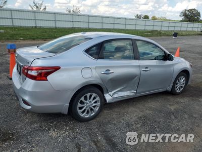 Trzecie zdjęcie samochodu z tyłu: 2019 NISSAN SENTRA S VIN:3N1AB7AP2KY438954 - miniatura