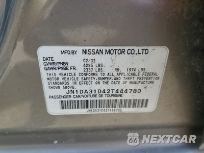 Zdjęcie 12 z 12 samochodu: 2002 NISSAN MAXIMA GLE VIN:JN1DA31D42T444780 - miniatura