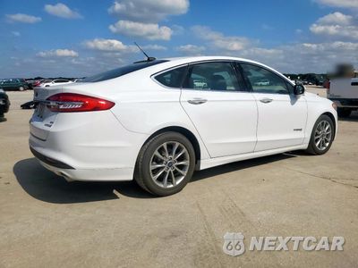 Trzecie zdjęcie samochodu z tyłu: 2017 FORD FUSION SE HYBRID VIN:3FA6P0LU2HR400728 - miniatura