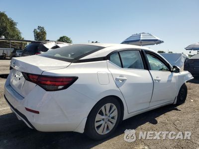 Trzecie zdjęcie samochodu z tyłu: 2020 NISSAN SENTRA S VIN:3N1AB8BV6LY308504 - miniatura