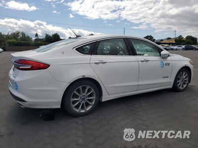 Trzecie zdjęcie samochodu z tyłu: 2017 FORD FUSION SE HYBRID VIN:3FA6P0LU2HR408943 - miniatura