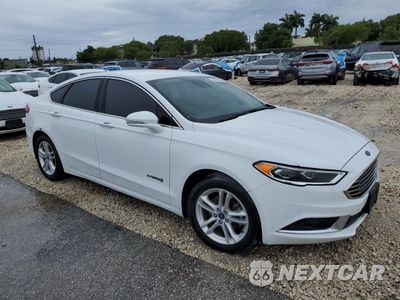 Czwarte zdjęcie samochodu z boku: 2018 FORD FUSION SE HYBRID VIN:3FA6P0LUXJR278710 - miniatura