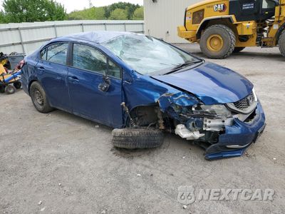 Czwarte zdjęcie samochodu z boku: 2014 HONDA CIVIC LX VIN:19XFB2F5XEE261461 - miniatura