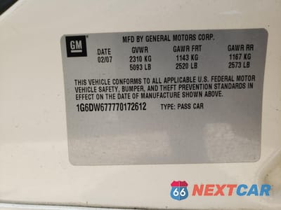 Zdjęcie 12 z 14 samochodu: 2007 CADILLAC STS VIN:1G6DW677770172612 - miniatura