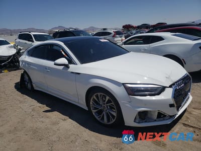 Czwarte zdjęcie samochodu z boku: 2021 AUDI A5 PREMIUM 40 VIN:WAUABCF57MA027681 - miniatura