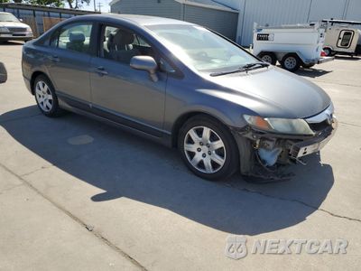 Czwarte zdjęcie samochodu z boku: 2009 HONDA CIVIC LX VIN:19XFA16549E034608 - miniatura