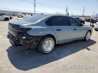Trzecie zdjęcie samochodu z tyłu: 2024 BMW I7 XDRIVE60 VIN:WBY53EJ09RCP16432 - miniatura