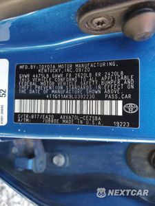 Zdjęcie 12 z 15 samochodu: 2020 TOYOTA CAMRY SE VIN:4T1G11AK9LU392230 - miniatura