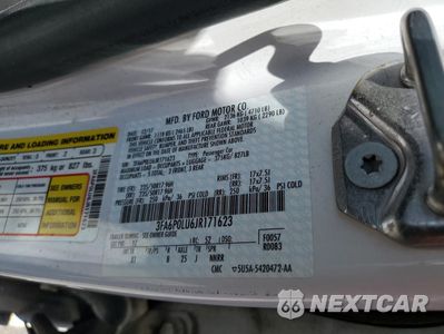 Zdjęcie 12 z 12 samochodu: 2018 FORD FUSION SE HYBRID VIN:3FA6P0LU6JR171623 - miniatura