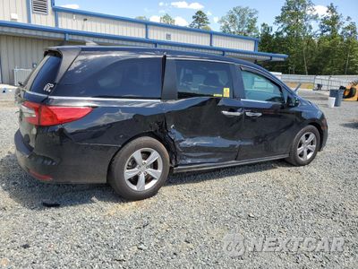Trzecie zdjęcie samochodu z tyłu: 2019 HONDA ODYSSEY EXL VIN:5FNRL6H71KB052020 - miniatura