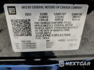 Zdjęcie 12 z 12 samochodu: 2024 CHEVROLET SILVERADO K2500 HEAVY DUTY LT VIN:2GC4YNEY2R1217668 - miniatura