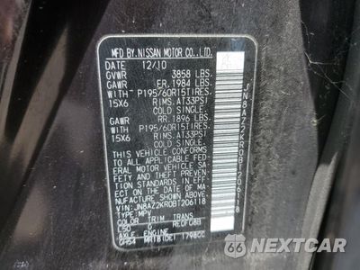 Zdjęcie 13 z 13 samochodu: 2011 NISSAN CUBE BASE VIN:JN8AZ2KR0BT206118 - miniatura