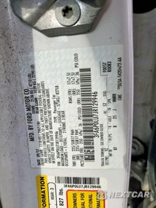 Zdjęcie 12 z 13 samochodu: 2018 FORD FUSION SE HYBRID VIN:3FA6P0LU7JR129946 - miniatura