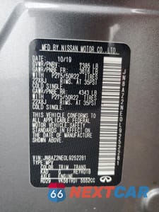 Zdjęcie 13 z 15 samochodu: 2020 INFINITI QX80 LUXE VIN:JN8AZ2NE0L9252281 - miniatura