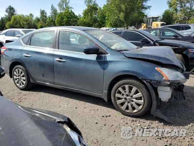 Czwarte zdjęcie samochodu z boku: 2014 NISSAN SENTRA S VIN:3N1AB7AP9EY218182 - miniatura