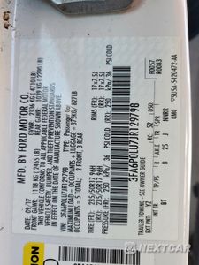 Zdjęcie 12 z 13 samochodu: 2018 FORD FUSION SE HYBRID VIN:3FA6P0LU7JR129798 - miniatura