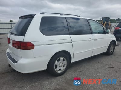 Trzecie zdjęcie samochodu z tyłu: 2000 HONDA ODYSSEY EX VIN:2HKRL1878YH559901 - miniatura
