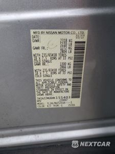 Zdjęcie 13 z 13 samochodu: 2017 NISSAN MURANO S VIN:5N1AZ2MG6HN155403 - miniatura