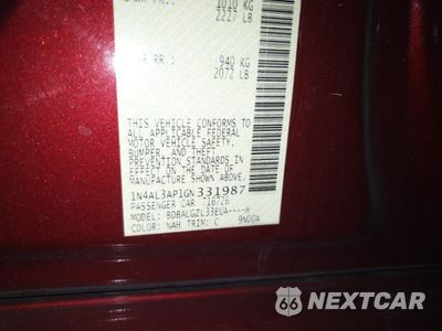 Zdjęcie 12 z 12 samochodu: 2016 NISSAN ALTIMA 2.5 VIN:1N4AL3AP1GN331987 - miniatura