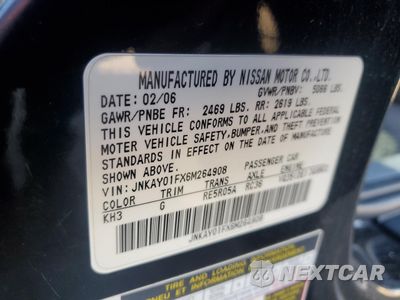 Zdjęcie 13 z 13 samochodu: 2006 INFINITI M35 BASE VIN:JNKAY01FX6M264908 - miniatura