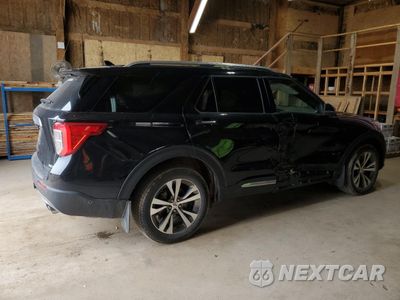 Trzecie zdjęcie samochodu z tyłu: 2020 FORD EXPLORER PLATINUM VIN:1FM5K8HC9LGC69103 - miniatura