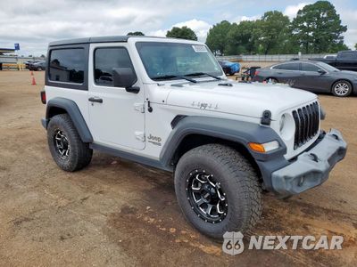 Czwarte zdjęcie samochodu z boku: 2018 JEEP WRANGLER SPORT VIN:1C4GJXANXJW316549 - miniatura