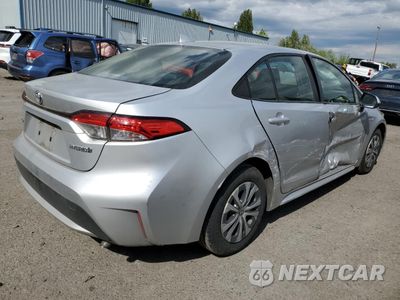 Trzecie zdjęcie samochodu z tyłu: 2020 TOYOTA COROLLA LE VIN:JTDEBRBE3LJ008394 - miniatura