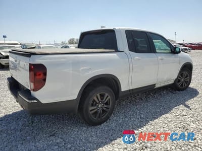 Trzecie zdjęcie samochodu z tyłu: 2019 HONDA RIDGELINE SPORT VIN:5FPYK3F16KB046099 - miniatura