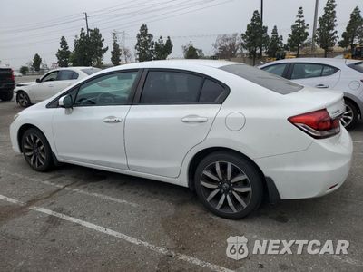 Drugie zdjęcie samochodu z przodu: 2014 HONDA CIVIC EXL VIN:19XFB2F99EE083559 - miniatura