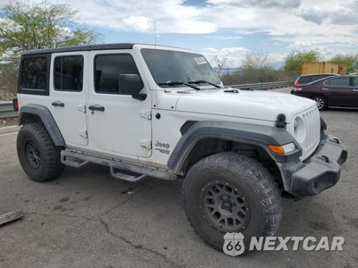Czwarte zdjęcie samochodu z boku: 2018 JEEP WRANGLER UNLIMITED SPORT VIN:1C4HJXDG9JW274652 - miniatura