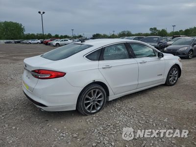 Trzecie zdjęcie samochodu z tyłu: 2017 FORD FUSION SE HYBRID VIN:3FA6P0LU0HR409590 - miniatura