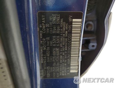 Zdjęcie 13 z 13 samochodu: 2005 HYUNDAI TUCSON GLS VIN:KM8JN12D95U147201 - miniatura