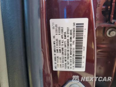 Zdjęcie 12 z 12 samochodu: 2011 HONDA ACCORD EX VIN:1HGCP2F70BA132750 - miniatura