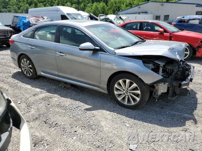 Czwarte zdjęcie samochodu z boku: 2016 HYUNDAI SONATA SPORT VIN:5NPE34AF3GH406522 - miniatura