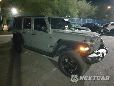 Czwarte zdjęcie samochodu z boku: 2020 JEEP WRANGLER UNLIMITED SPORT VIN:1C4HJXDN0LW134426 - miniatura
