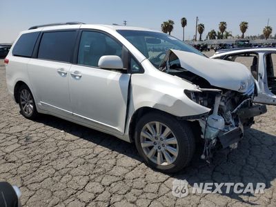 Czwarte zdjęcie samochodu z boku: 2012 TOYOTA SIENNA XLE VIN:5TDYK3DCXCS182701 - miniatura