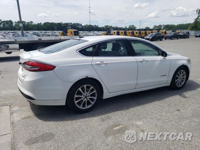 Trzecie zdjęcie samochodu z tyłu: 2017 FORD FUSION SE HYBRID VIN:3FA6P0LU0HR359628 - miniatura