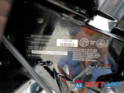 Zdjęcie 9 z 9 samochodu: 2007 HARLEY-DAVIDSON FLHX VIN:1HD1KB4127Y636099 - miniatura