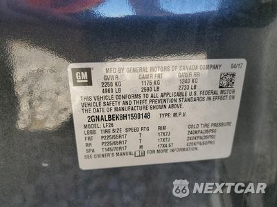 Zdjęcie 13 z 15 samochodu: 2017 CHEVROLET EQUINOX LS VIN:2GNALBEK8H1590148 - miniatura