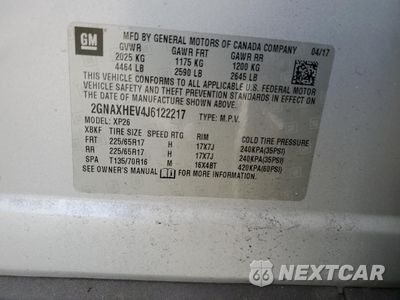 Zdjęcie 13 z 15 samochodu: 2018 CHEVROLET EQUINOX LS VIN:2GNAXHEV4J6122217 - miniatura