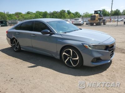 Czwarte zdjęcie samochodu z boku: 2022 HONDA ACCORD HYBRID SPORT VIN:1HGCV3F22NA033075 - miniatura